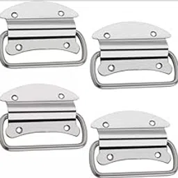 AAS COPULA Stainless Steel 3 Inch Cabinet Chest Pull Handle Kadi for Furniture Bed Storage Box Drawer & Door (Silver), Pack o 4 Pieces-image-90