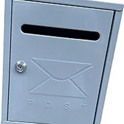 Locking Wall Mailbox Outdoor Mail Box Heavy Duty Weatherproof for Mailings-picture-23