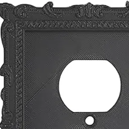 MERISHOPP Lamp Switch Cover Plate Classic Switch Panel for Wall Household Living Room Style B-image-39