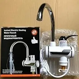 3000W Instant Electric Water Heater Tap – Tankless Hot Water Faucet with LED Temperature Display | Quick Heating Kitchen & Bathroom Electric Tap | Wall/Basin Mount (Multi)-image-0