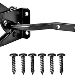 MERISHOPP Heavy Duty Fence Gate Latch Self Locking Hardware for Yard Shed Barn Doors| Door Lock Latch | Aluminium Door Hardware-image-4