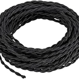 Merishopp Pendant Light Cord Retro 5M DIY Lamp Cable for Living Room Bedroom Black|Home & Garden | Lighting Parts & Accessories|1 Pendant Light Cord(5m)-image-98