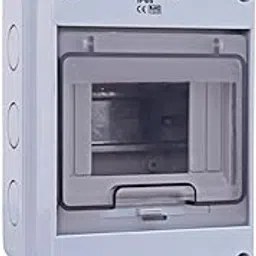 Neubox 5-Way MCB Distribution Box | Premium ABS Polycarbonate | IP65 Waterproof | Transparent Cover | Indoor & Outdoor Electrical Panel(Size: 150X110X90 MM | Color: Grey | Pieces: 5)-picture-11