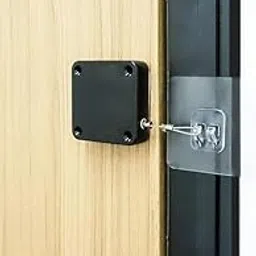 Punch-Free Multifunctional Automatic Door Closer Residential Commercial Auto Door Closer with Drawstring Closer Door for Internal Home Storm-picture-20