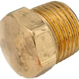 Anderson Metals 756121-06 Brass Hex Head Pipe Plug, 3/8" (Pack of 10)-picture-15