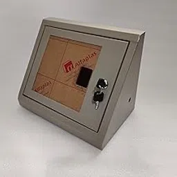 NAVKAR SYSTEMS Metal Protective Casing for ESSL Uface 302 Biometric Attendance System (Standard, Silver)-picture-16