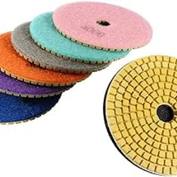 Sarrah 4" Diamond Polishing Pads for Granite Marble Concrete Stone Grit #3000 (10 Pcs)-picture-14