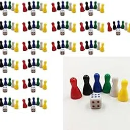 ATORSE Toy 120 Chessman Chess Pieces and 20 Dice Board Game Accessories Children Toys -Toys & Hobbies-Games-Board & Traditional Games-Contemporary Manufacture-image-22