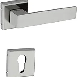 SHRIDA 421 Stainless Steel Door Handle on Rose | SS Finish | 52 mm Plate Size | Sleek & Durable Handle for Modern Interior Doors-picture-18