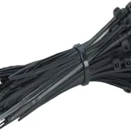 Crewbolt Self Locking Cable Ties | 8 Inches (200 x 4,2mm) | 100 Pieces, Black| Heat Resistant Cable Zip Ties | Self-Locking Cable Organizer | Anti - Slip Wire Organizer | For Indoor & Outdoor Use-picture-10