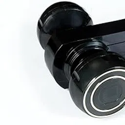 Fablock Fusion - Strong and Stylish Plastic Bathroom Door Lock for PVC, UPVC and WPC Doors (Black) (Black)-picture-16