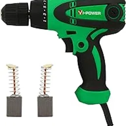 Suzec VI Power 350W 220V, 50Hz 10 mm Screw Driver Drill with LED (VP 1003D, Green)-picture-35