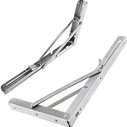 SECRET DESIRE 2pcs 304 Stainless Steel Folding Boat Bench Shelf Table Bracket 12"|Motors|Parts & Accessories|Boat Parts|Deck & Cabin Hardware-image-53