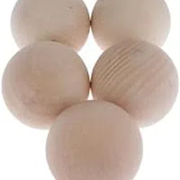 ATORSE Toy 2x5x Hardwood Balls Solid Natural Beech Wooden Balls Beads Crafts Making 60mm-Toys & Hobbies-Games-Board & Traditional Games-Contemporary Manufacture-image-91