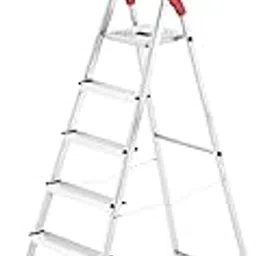 Hailo L60 StandardLine Household Safety Aluminium Folding Step Ladder - 6 Steps-image-71
