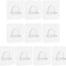 Adhesive Shelf Support Nails – No-Drill Wall Mount L-Shaped Bracket Alternative, Mini Plastic Shelf Pins, Curtain Rod Hooks, Furniture Support Clips for Lightweight Shelving (Multicolor)-picture-20