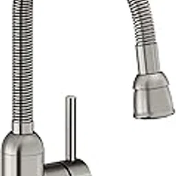 Elkay Pursuit Laundry/Utility Faucet with Flexible Spout Forward Only Lever Handle Lustrous Steel-image-19