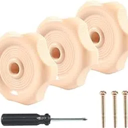 RV Window and Vent Knob Window Knob Handle Window Latch Knob Coffee 3Pcs-image-10