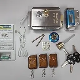 NAVKAR SYSTEMS Combo-CN231 Key Electronic Door Lock and Remote Kit (Silver)-picture-11