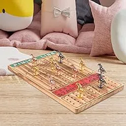 Toy Horse Race Game for Family Tabletop Parties Fun Wooden Horse Race Game Board Contemporary Manufacture-picture-15