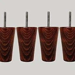 Paras | Luxury Wooden Sofa Leg and Furniture Leg TeakPack of 4-picture-12