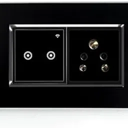 L&G 4 Modular Smart Switch Board | 1 Smart Switch Control, 1 Socket | German Engineering Product meets Indian Standards (Compatible with Alexa, OK Google & SIRI Shortcut) (Size 4 Module- 146x90x45mm) (Black)-image-25