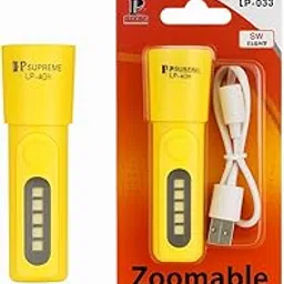 USB Rechargeable Mini LED Flashlight Torch 4 Mood,Camping Light3W Add-On Rechargeable Emergency Led Torch with Zoomable-image-2