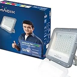 MAGIK Apollo Pro Max 50W LED Flood Light | Sleek Design, Sturdy Body | IP65 Waterproof | Industrial & Commercial Outdoor Lighting | 2-Year Warranty | Cool White-image-50