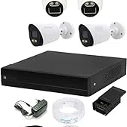 4 Channel 1080P Full HD DVR 2MP Night Color Outdoor Bullet 4 Pcs(2INDOOR + 2OUTDOOR) + Motion Alert + Night Vision Full Combo Set-image-48
