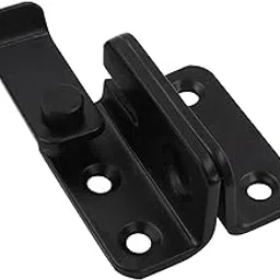 HEAVENGLOW Flip Latch Gate Latch Hardware Safety Door Lock Catch for Barn Garage Window Black S Left Open image 1