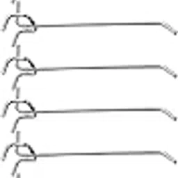 MERISHOPP 10Pcs Peg Board Hooks Holder Slatwall Hooks Accessories for Jewelry Key Home Style B-image-32