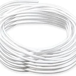 GLOBOMOTIVE PVC Marking Sleeve, Ferrule Printing Wire Tube Label with 4.2 mm Inner Diameter for Printing Machine, White (50 meters)-picture-23