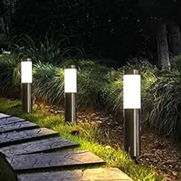 A K Lighting – 2ft Cool White | 10W LED Outdoor Lawn Light | IP65 Waterproof Outdoor Pole Lamp for Pathways, Driveways & Gardens-image-75