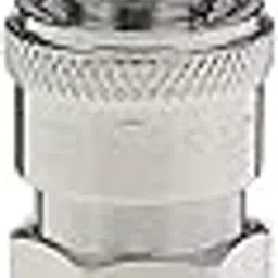 Pneumatic Quick Connector PH20 + SH20 1/4 BSP Aluminium Air Line Hose Quick Fittings Coupler (Silver) image 1