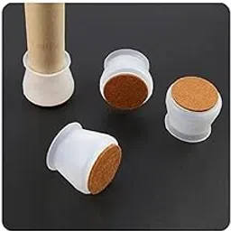 Perfect Pricee 4pc Silicone Chair Leg Floor Protectors Rubber Chair Leg Caps Furniture Protector to Prevent Scratches, Reduce Noise, Anti-Slip |Stool, Table (Multicolour)-image-10