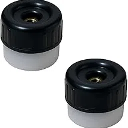 DEEGAA MART 1.5 Inch Door Back Rubber Stopper | Heavy-Duty Door Stop with Rubber Tip Bumper | Wall & Door Protector, Sound Dampening for Home, Office, Hotels Pack of 3-image-1