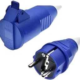 LEYDEN® 2P+E, 16A, 220VAC, Industrial Plug Socket With Plug IP44 Waterproof Suko Plug socket Male Female Connector (2 PIN STRAIGHT & PLUG, 1)-image-45