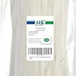 HS Zip Ties 10 Inch White 50 LBS Nylon Medium Clear Cable Ties Straps Strong for Bike/Car/Cord Management,100 Pack-picture-23
