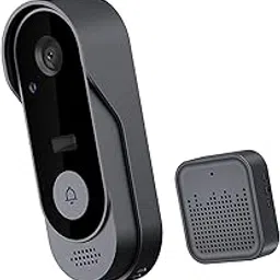 Wireless Door Bell Camera Waterproof Night View for Home Apartments Outdoor Round Button-image-31