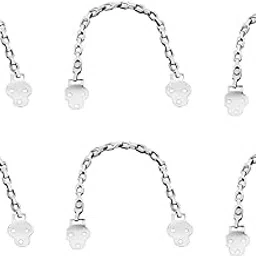 Smart Shophar Stainless Steel Suzu Table Chain 8 Inches Silver, Pack of 6 / Value Bulk Pack/Sturdy Construction/Perfect for Commercial Settings-picture-20