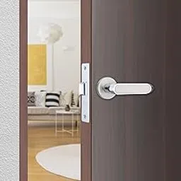 Godrej Mortise Door Handle | Handle for Internal Doors, Bathroom Doors | NEH 21 | Retractable Baby Latch | Satin Steel Finish | Keyless Mechanism for Privacy | 5 Years Warranty-image-46