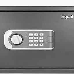 Equal 32L SecureLitePro Safe Locker for Home | Economic Electronic Safe Locker with Programmable Pincode Access and Mechanical Emergency Key | 3 Years Limited Warranty | 32 Liter - Grey-picture-10