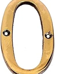 eSplanade - Brass House Hotel Door Name Alphabets - Wall Door Plaque Letter Alphabet - 3" Inches - Golden ("O" Alphabet)-picture-14