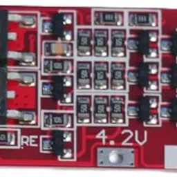 ELECTRO 3S 20A BMS Protection Circuit Board, Red PCB, 12.6V Battery Management System, 20 Amp Lithium Battery Protection Module PACK OF 1-image-0