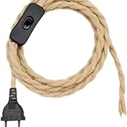 ECOMISTIQ® Covered Lamp Cord with Switch Button and Plug for Floor Lights Pendant Light 1.8m|Home & Garden|Lamps, Lighting & Ceiling Fans|Lighting Parts & Accessories-picture-10
