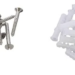 B K Jagan & CO Nylon Sleeve/Wall Plug with Screw (7 X 35 mm, 20)-picture-26