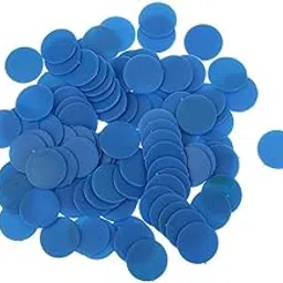 ATORSE Toy 100 Opaque Plastic Board Game Counters Tiddly winks Numeracy Teaching Blue-Toys & Hobbies-Games-Game Pieces Parts-image-82
