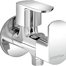 Plantex Angle Valve for Bathroom/2 Way Angle Valve with Teflon Tap/Two Way Angle Cocke(CRM-1286-Chrome)-picture-18