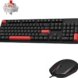 LEMOKEY X2 QMK/VIA Custom Gaming Keyboard and Mouse Combo, Programmable 100% Full Size Layout Gasket Mount, Red Backlight Wired Mechanical Keyboard with Red Switches for Mac/Windows/Linux-image-63