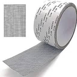 SKYZONE EXPORT Window Screen Repair Tape, Strong Adhesive & Waterproof Window Mosquito net Covering Mesh Tape for Door Tears Holes Screen Patch Repair Net Tape Mesh Repair Tape (2Meter X 5CM)-image-17